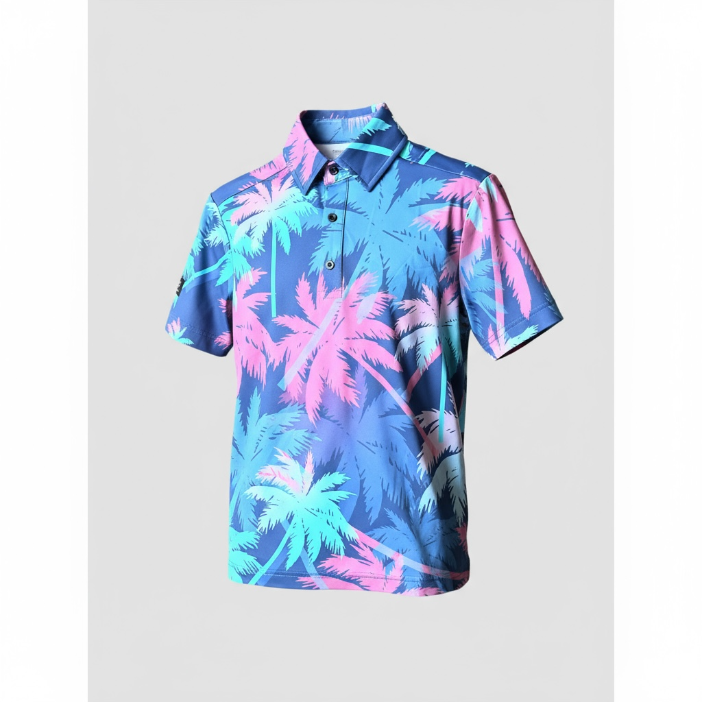 Island Palms Mens Polo